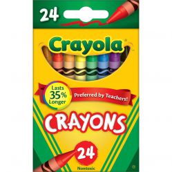 Crayola Core. Kredki świecowe 24 szt.